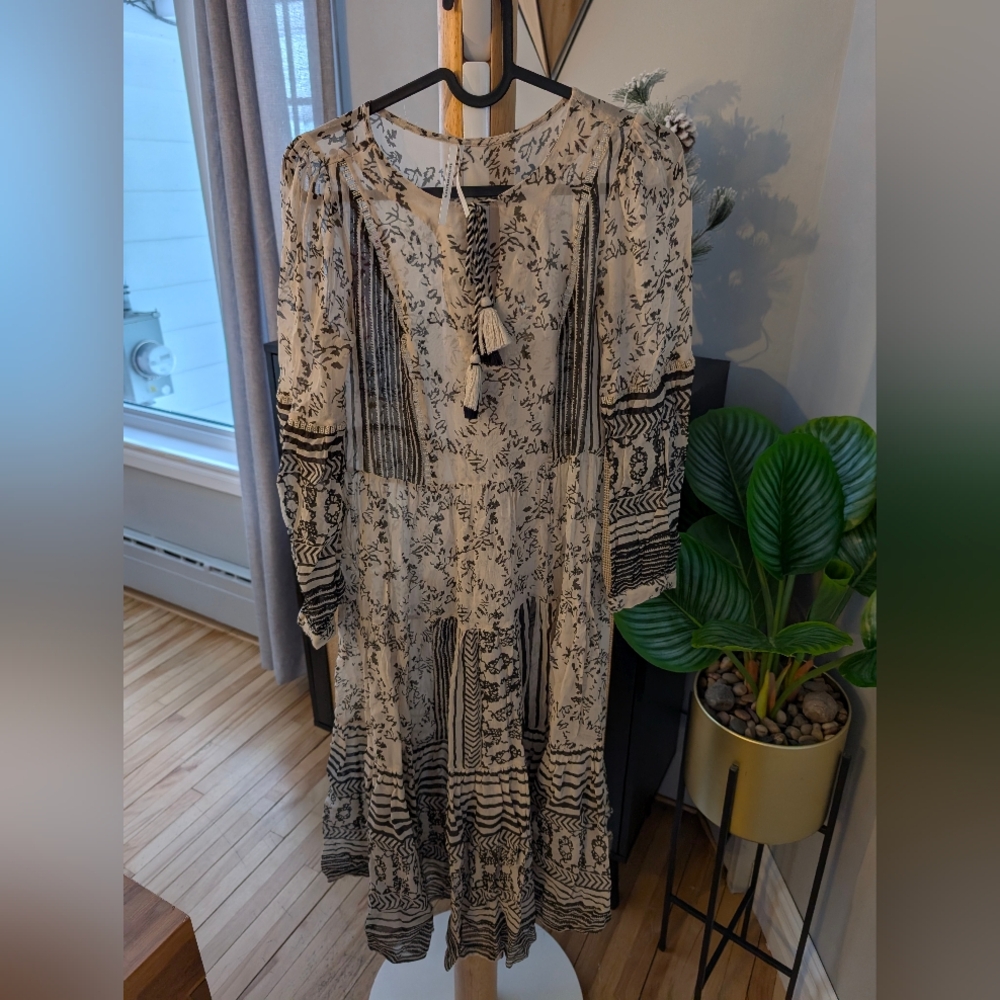 Anthropologie boho dress